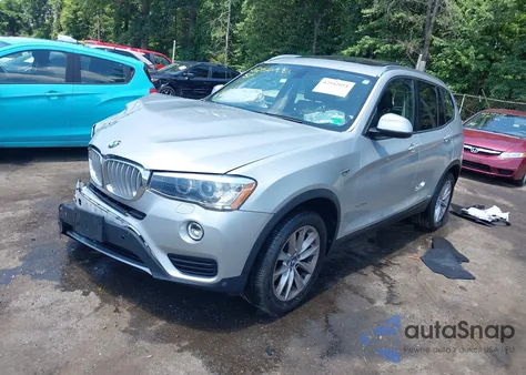2015 BMW X3 xDrive28I из США, поврежденный, VIN 5UXWX9C57F0D54934